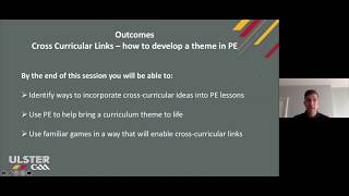 Online Teacher Training in Physical Education - Pt 4 - Developing Cross Curricular Links in a Lesson