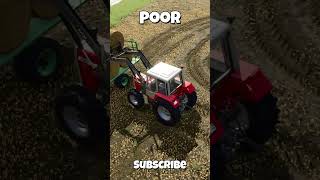 Poor VS  Rich | FS25 Comparison | #rich #poor #fs25 #farming #farming25 #gaming