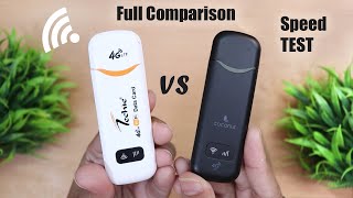Techie Dongle Vs Coconut Dongle | Who will win ? Speed Test & Best Comparison Indoor Outdoor (Hindi)
