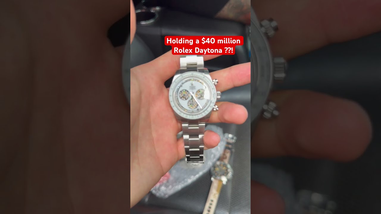 Insane Never Seen Before Rolex 40 Million Value Or 100 