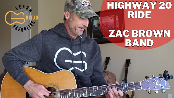 Урок игры на гитаре: Highway 20 Ride - Zac Brown Band