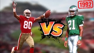 Jerry Rice vs Eric Allen (1992) | WR vs CB Matchup