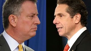 NYC Mayor Bill de Blasio vs. NY Governor Andrew Cuomo