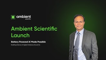 Ambient Scientific Launch at Edge AI Summit | CEO GP Singh Unveils Breakthrough AI Technology