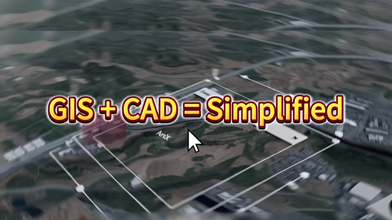 No More GIS-CAD Switching! Edit CAD Directly in GIS with Satellite Imagery