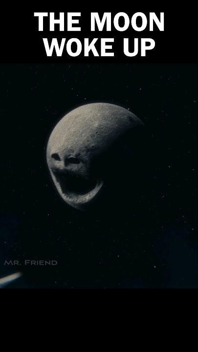The Moon is alive (goodbye Earth) #moonwakesup #astrophobia #horror #space