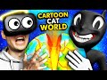 CARTOON CAT ATTACKS The WORLD In VIRTUAL REALITY (Funny Deisim VR Gameplay)