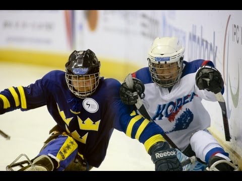 Highlights - 7th place Korea v Sweden - 2013 IPC Ice Sledge Hockey
World Championships A-Pool