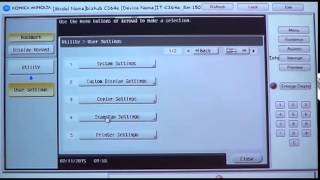 MFP Job Shops - Scan - Changing the Scanner Default Settings