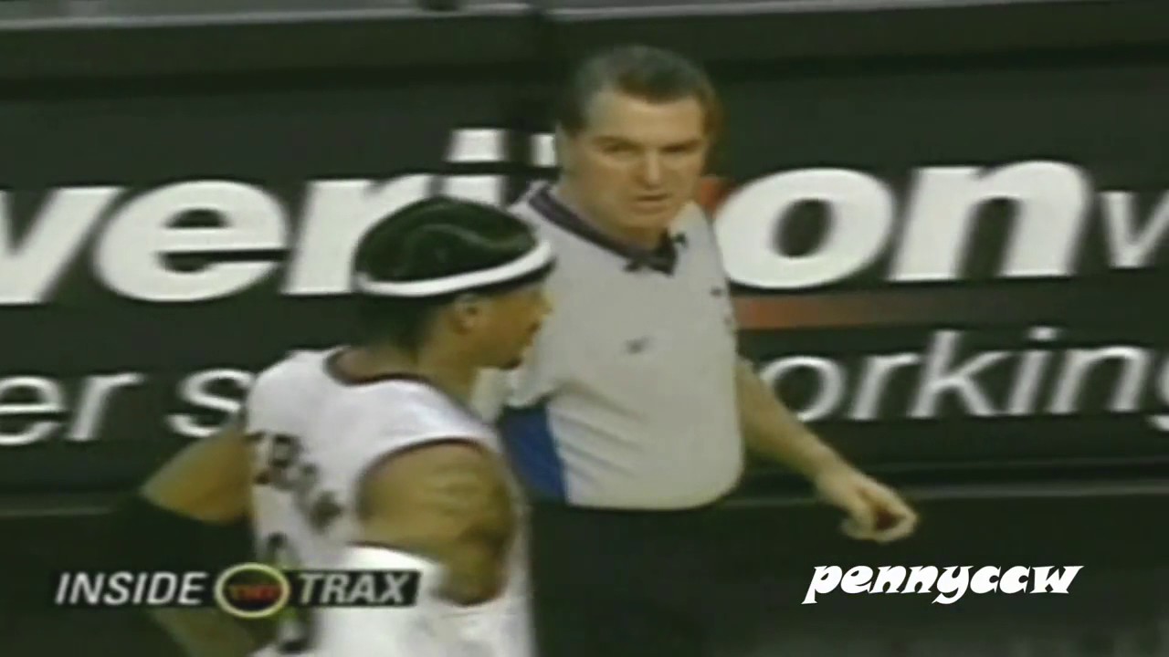 NBA Referee has FAITH in Allen Iverson after he didn't blow the whistle (2004)