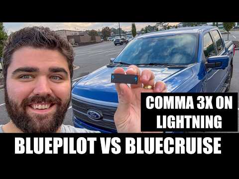 Comma 3X on F150 Lightning Is Ready For Primetime - BluePilot 4.0 Demo Drive City & Interstate