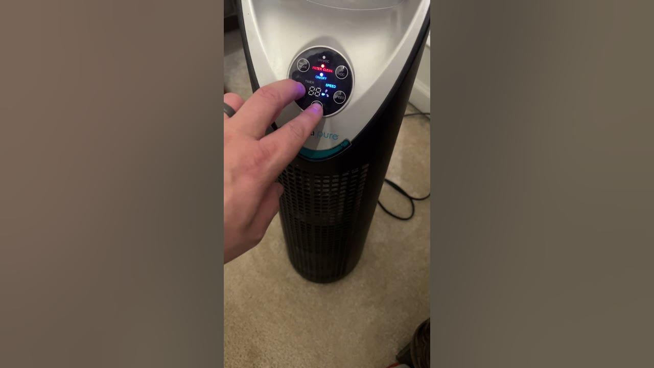 How To Reset Filter Light on a TheraPure Air Purifier YouTube
