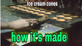 How it's made Ice cream cones #shorts