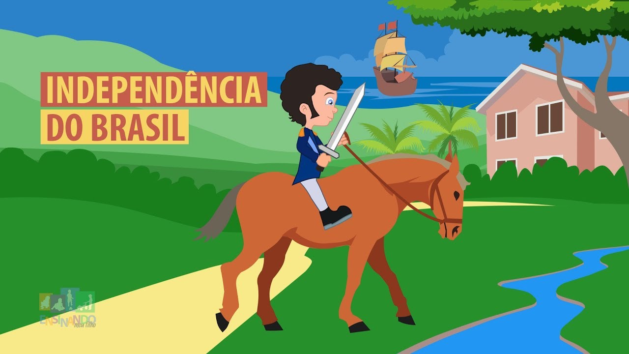 Desenhando Dom Pedro na Independência do Brasil para Crianças - Infantix 