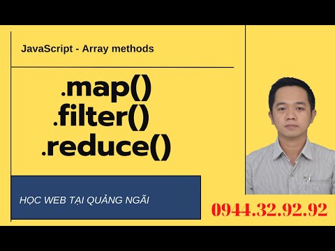 Video JS Array functions Map Filter Reduce - youtube