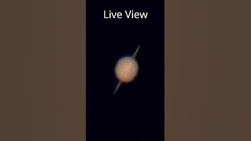 Saturn through my telescope! #space #astronomy #astrophotography #solarsystem #telescope