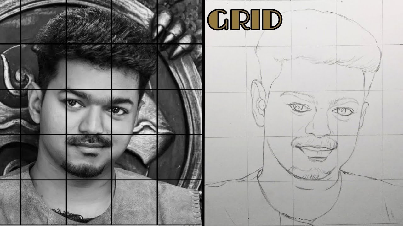 Vijay Pencil Drawing Easy Step By Step imgdandelion