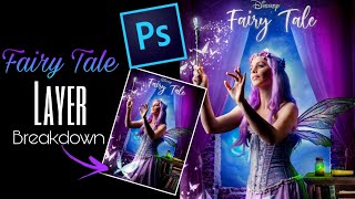 The Fairy Tale | Photoshop Layer Breakdown....!!