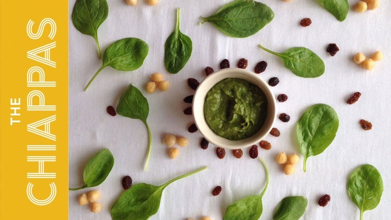 BABY - Spinach, chickpea and sultana no cook puree | TheChiappas
