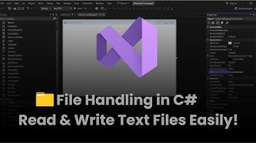 التعامل مع الملفات في .NET in Windows Forms﻿: قراءة وكتابة البيانات في C# خطوة بخطوة