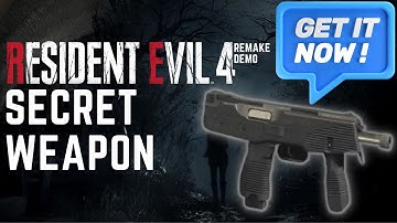 SECRET WEAPON | How to Unlock the TMP in Resident Evil 4 Chainsaw Demo! #residentevil4remake