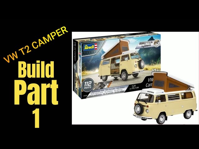 Revell VW T2 Camper model Build Part 1 