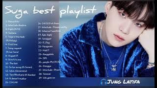 suga of BTS new best playlist 🎼 ( playlist for two hours ) best songs for you 🎼🎧 🌼💥