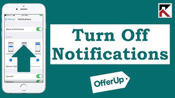 How To Turn Off Notifications on OfferUp App iPhone