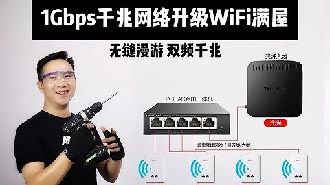 1Gbps千兆網路升級WIFI滿屋（ POE·AC路由器 AP家庭網路千兆改造） - 天天要聞