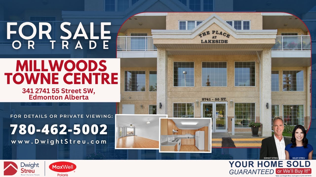 SOLD Condo For Sale or Trade: 341 2741 55 Street SW, Edmonton | Millwoods Towne Centre |Dwight Streu
