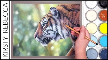 BLURRY background in PASTELS! // How to create an out-of-focus bokeh effect!