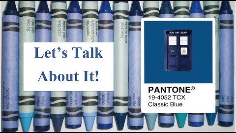 Pantone Color of the Year: Classic Blue!