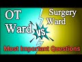 WB Staff Nurse|Surgery Ward|OT ward related questions #WBstaffNurse #nursing #wbhrb