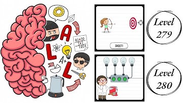 Brain Test All Star : Level 279 , 280 – How to Solve? (Walkthrough)