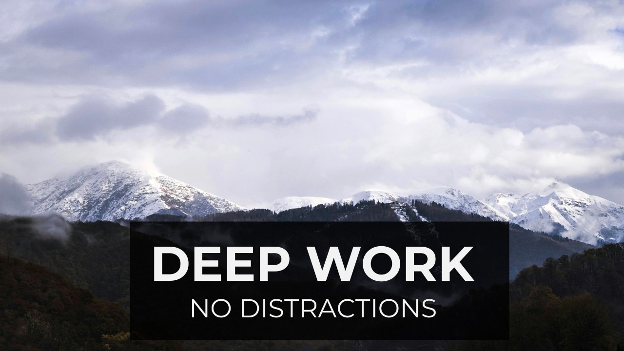 Long Distraction-Free Work Session (8hours)