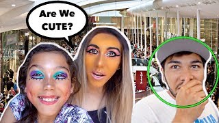 We Did Our Makeup HORRIBLY TO See How Our FAMILY Would REACT!! Familia Diamond