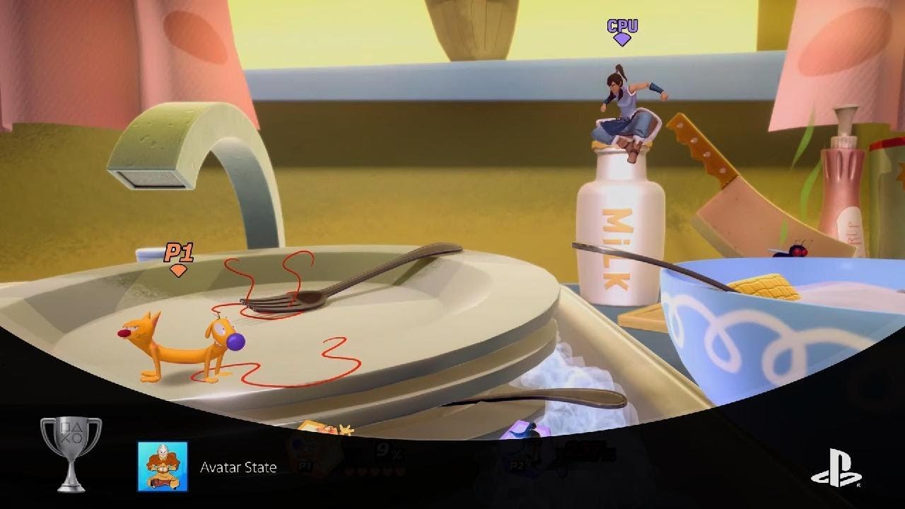 Nickelodeon All-Star Brawl Avatar State trophy