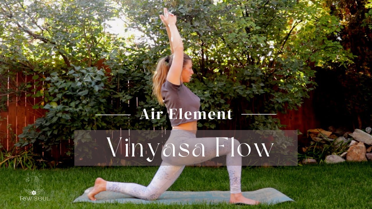 Air vinyasa flow find space in your body freedom in your breath