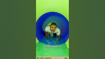 What to do When You Get Stuck in a Water Slide 🤔😨 || #shorts #waterslide #waterpark