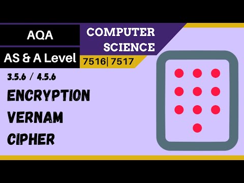 100. AQA A Level (7516-7517) SLR13 - 4.5.6 Encryption - Vernam cipher
