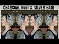 Charcoal Roots & Silver Hair Color Tutorial