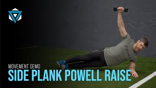 Side Plank Powell Raise