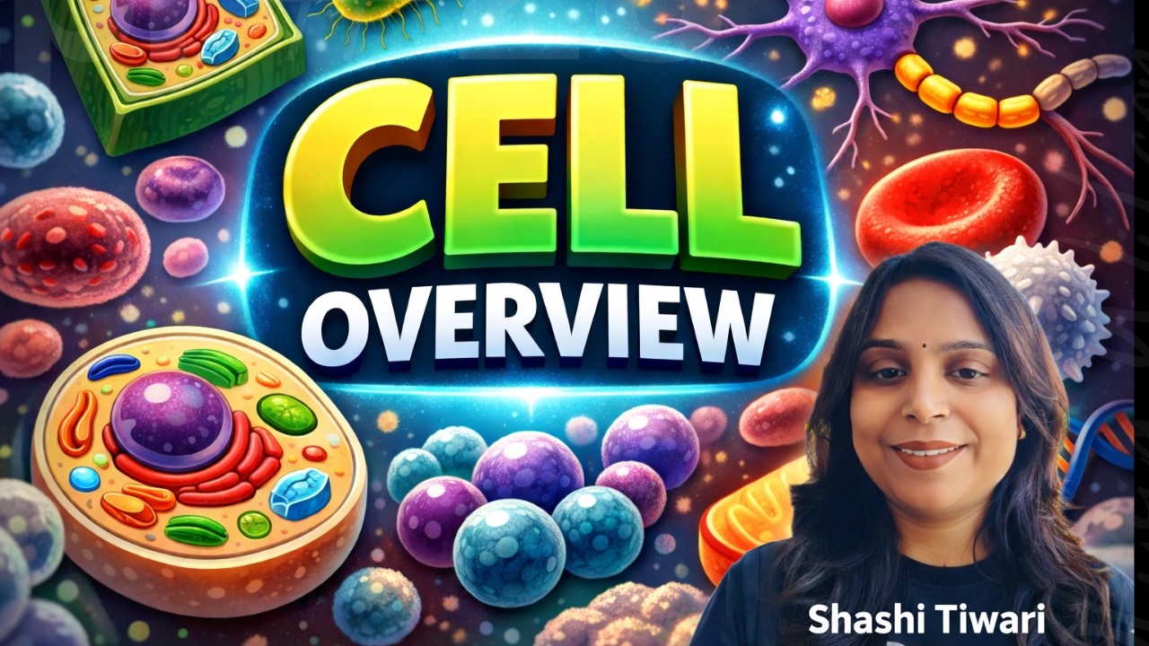 Cell Overview | Structure & Types of Cells! Quick Cell Overview