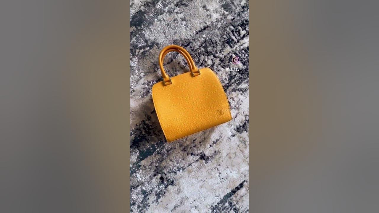 Louis Vuitton, Bags, Louis Vuitton Marelle Handbag Epi Leather Yellow