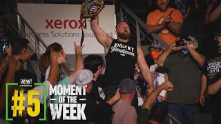 Did Moxley Walk Out IWGP US Champion in His Return to the Ring? | AEW Fyter Fest Night 1, 7/14/21