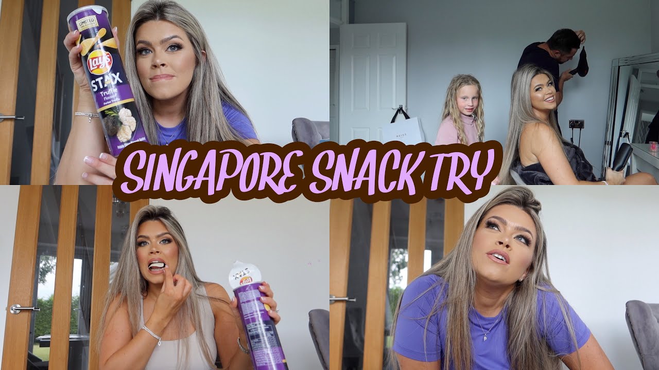 TRYING SNACKS FROM SINGAPORE WEEKLY VLOG PAIGE YouTube