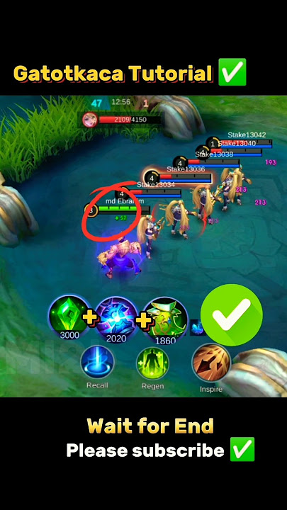 Gatotkaca Lifesteal build Tutorial Mobile legends #ml2b #gatotkaca #tutorial