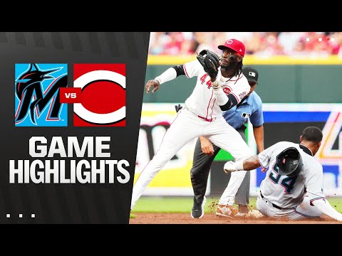 Marlins vs. Reds Game Highlights (7/8/25) | MLB Highlights
