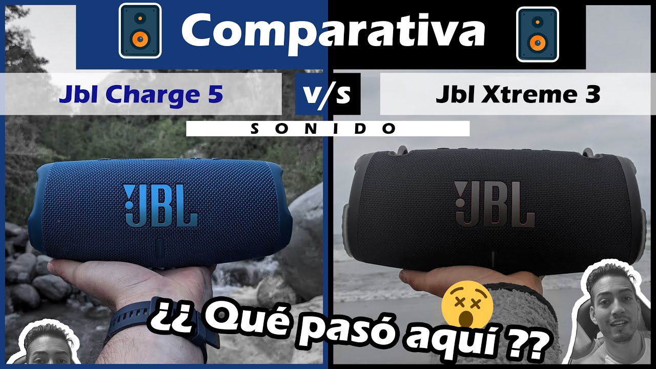 El RESULTADO SORPRENDE 😯🎵 Jbl Charge 5 v/s Jbl Xtreme 3 Comparativa