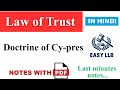 Doctrine of Cypres ? Law of Trust